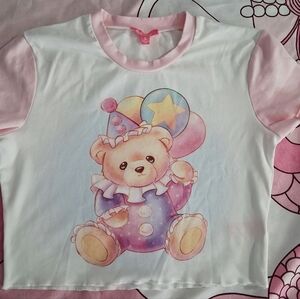 Sugar Thrillz Pink and White Tee